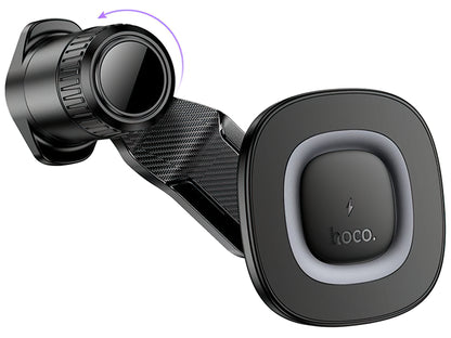 Draadloze Auto Oplader HOCO HW30, 15W, 1.67A, Zwart