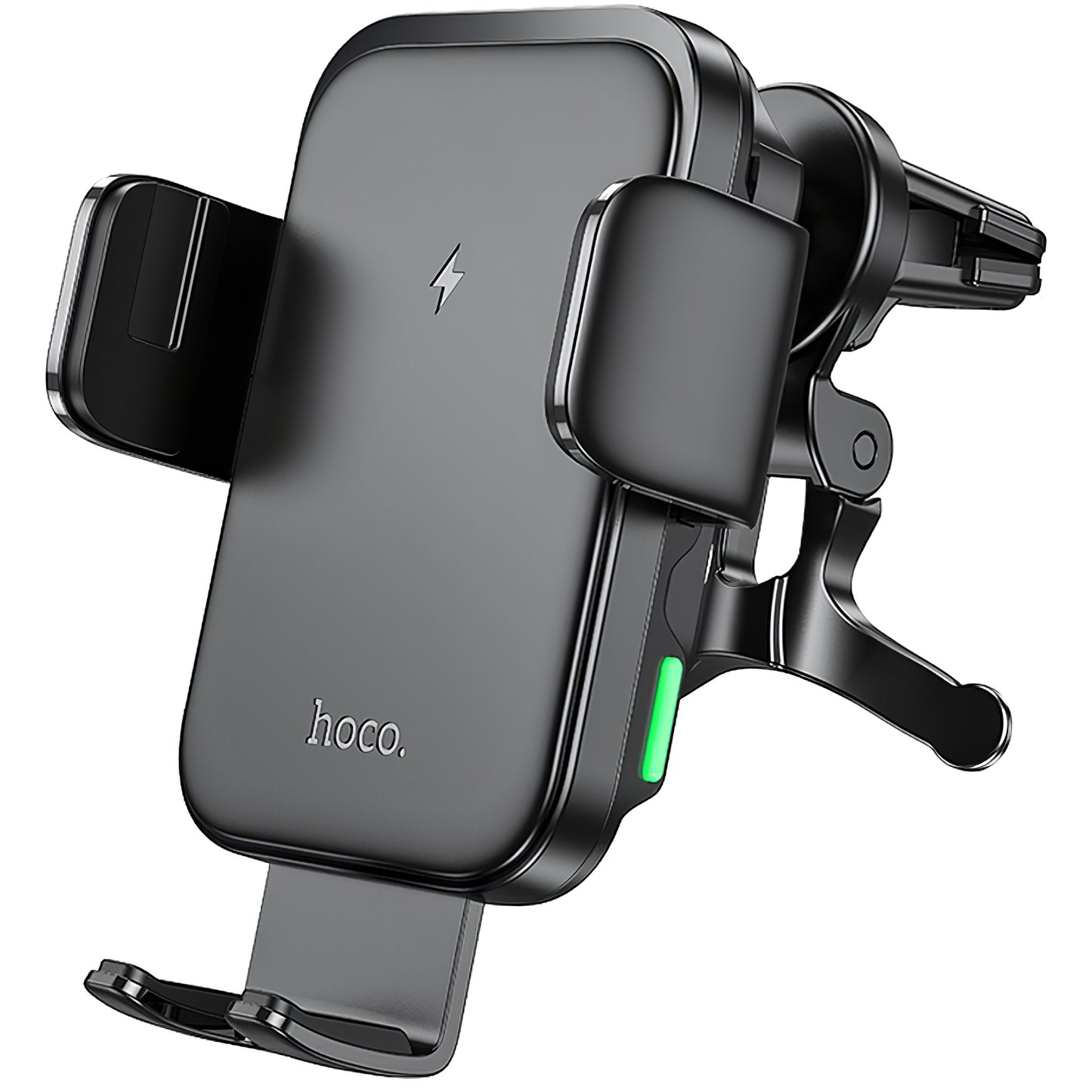 HOCO HW10 Wireless Car Charger, 15W, 1.67A, Black