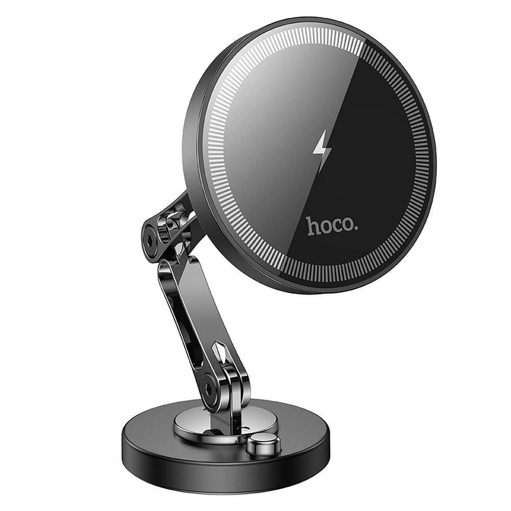 HOCO HW26 Wireless Car Charger, 15W, 1.67A, Black