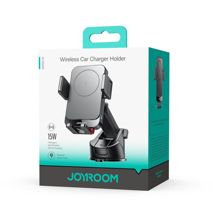 Draadloze Auto Oplader Joyroom JR-ZS241S, 15W, 1.67A, Zwart