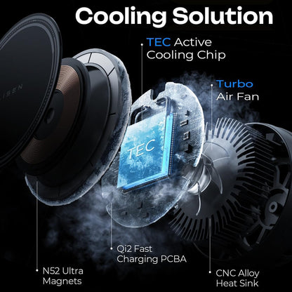 Draadloze Auto Oplader Lisen W701, 15W, 1.67A, Zwart YL0224060042