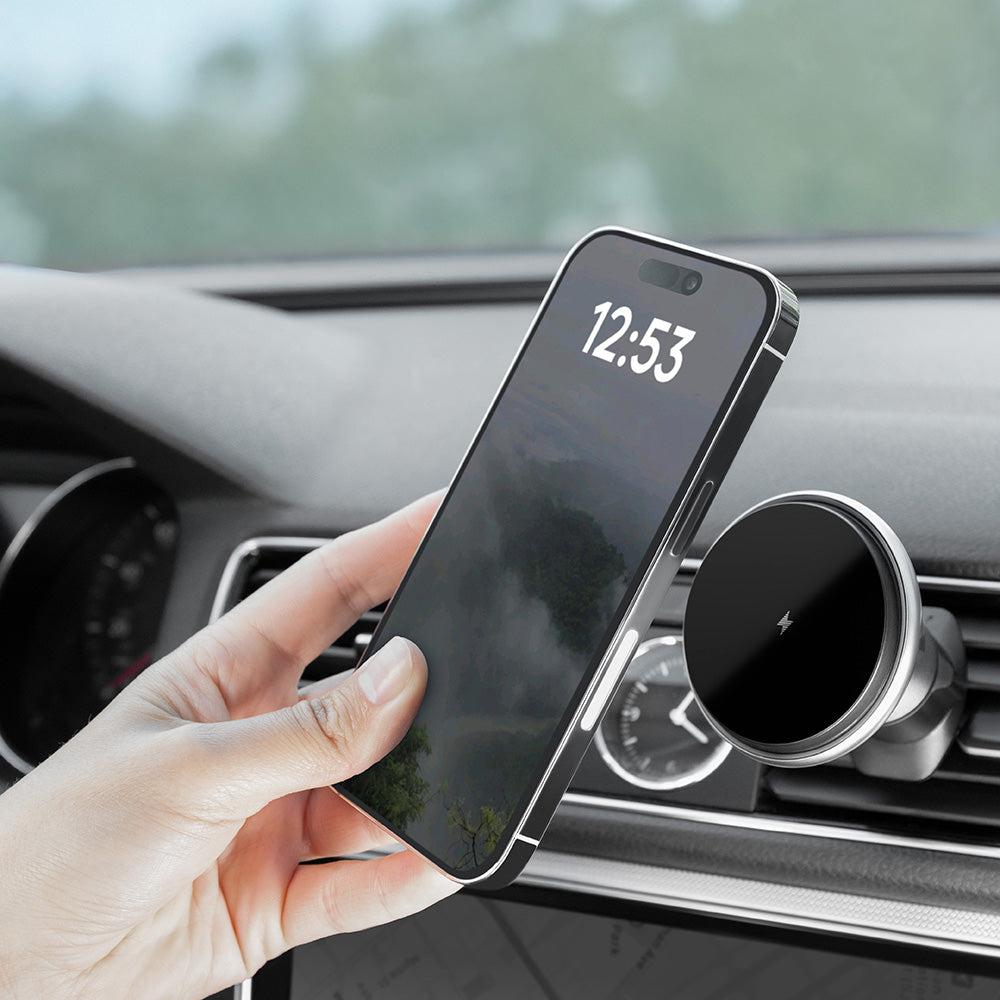 Draadloze Auto Oplader Proove Magic Circle, 15W, 1.67A, Zilver WHMC15020006