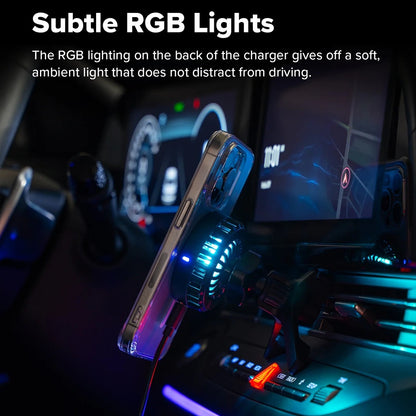 Draadloze Auto Oplader Ringke, 15W, 1.67A, Zwart