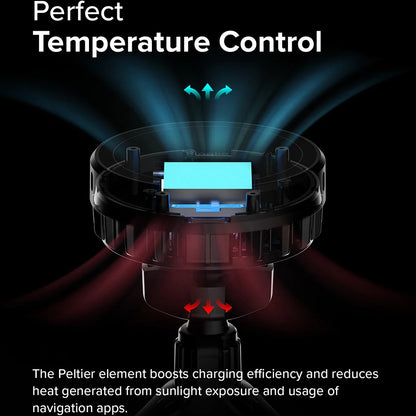 Draadloze Auto Oplader Ringke, 15W, 1.67A, Zwart