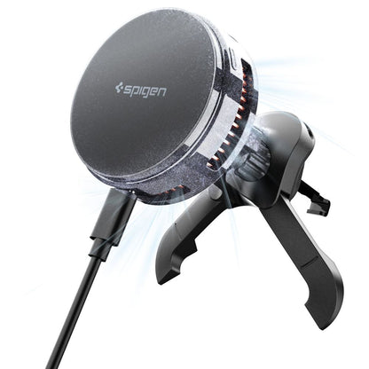 Spigen Essential Wireless Car Charger, 25W, 1.67A, Black ACP10511