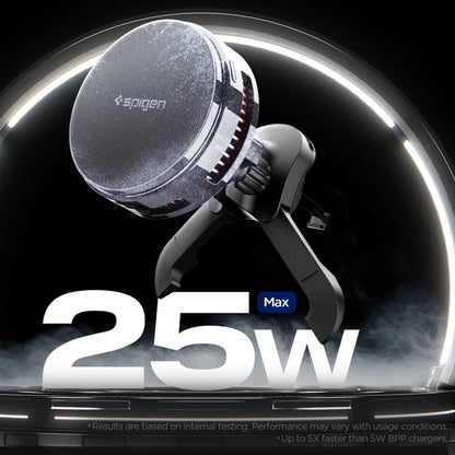 Spigen Essential Wireless Car Charger, 25W, 1.67A, Black ACP10511