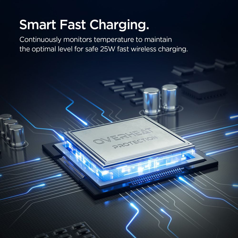 Spigen Essential Wireless Car Charger, 25W, 1.67A, Black ACP10511