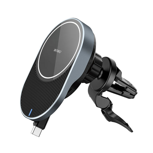 WiWu CH-315 Wireless Car Charger, 15W, 1.67A, Black