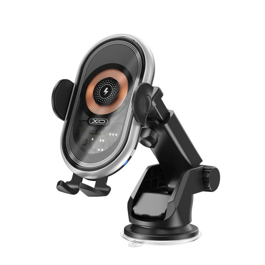 Draadloze Auto Oplader XO Design WX038, 15W, 1.67A, Zwart