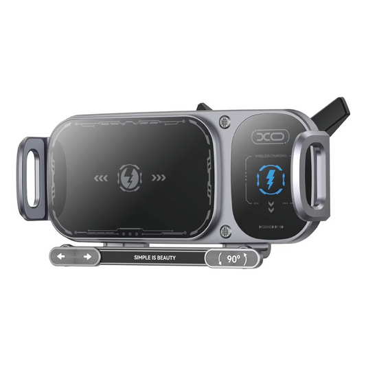 Draadloze Auto Oplader XO Design WX041, 15W, 1.67A, Zwart