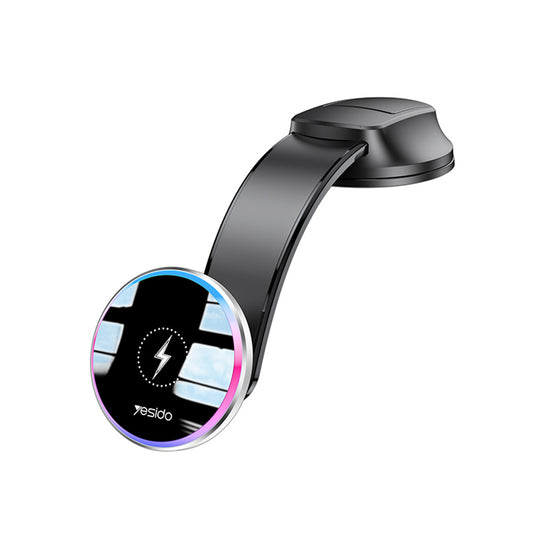 Draadloze Auto Oplader Yesido C292, 15W, 1.67A, Zwart