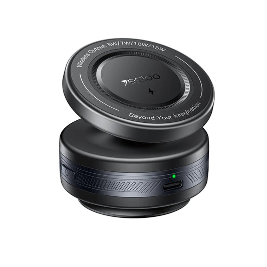 Draadloze Auto Oplader Yesido C310, 15W, 1.67A, Zwart