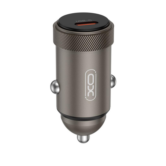 Auto-oplader XO Design CC70, 30W, 3A, 1 x USB-C, Zwart