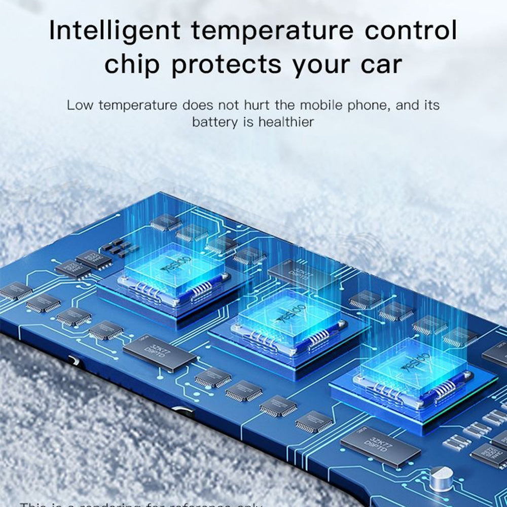 Auto-oplader Yesido Y50, 60W, 3A, 1 x USB-A - 2 x USB-C, Zwart