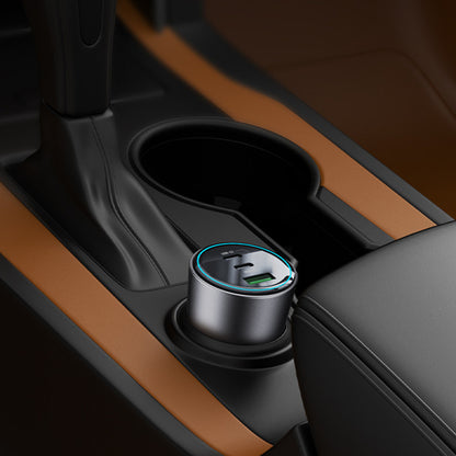 Autolader Yesido Y59, 200W, 5A, 1 x USB-A - 2 x USB-C, Zwart