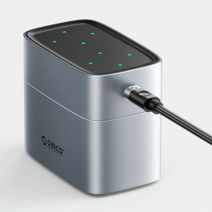 Orico EV8 Batterijlader, AA, Grijs