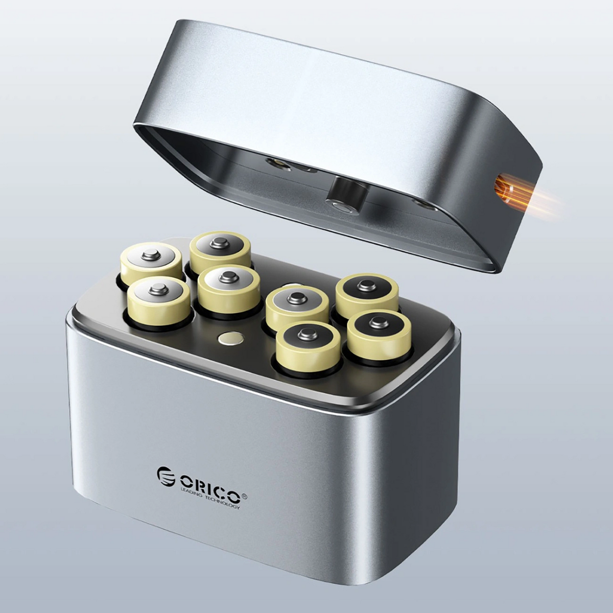 Orico EV8 Batterijlader, AA, Grijs