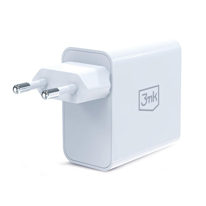 Netlader 3MK FlowPower, 45W, 1 x USB-A - 1 x USB-C, Wit