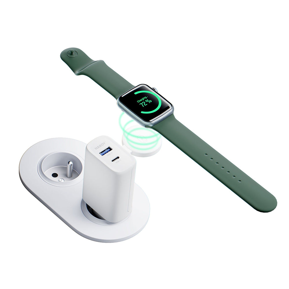 Netwerkoplader 3MK Hardy 2in1, 33W, 3A, 1 x USB-A - 1 x USB-C, Wit