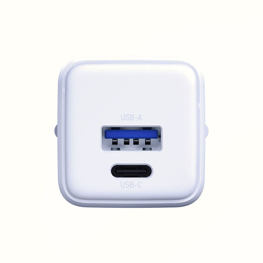 Netwerkoplader 3MK Hyper, 20W, 3A, 1 x USB-A - 1 x USB-C, Wit