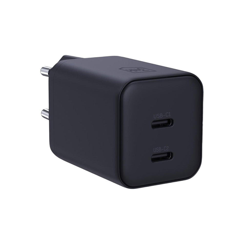 3MK Hyper Netlader, 45W, 2 x USB-C, Zwart