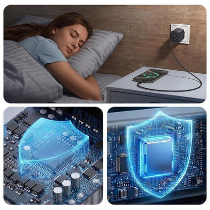 3MK Hyper Netlader, 45W, 2 x USB-C, Zwart