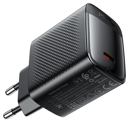 Netwerkoplader Acefast A112, 45W, 3A, 1 x USB-C, Zwart