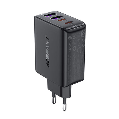Acefast A61 Netlader, 45W, 3A, 2 x USB-A - 2 x USB-C, Zwart