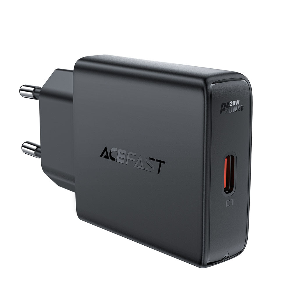 Acefast A65 Network Charger, 20W, 3A, 1 x USB-C, Black