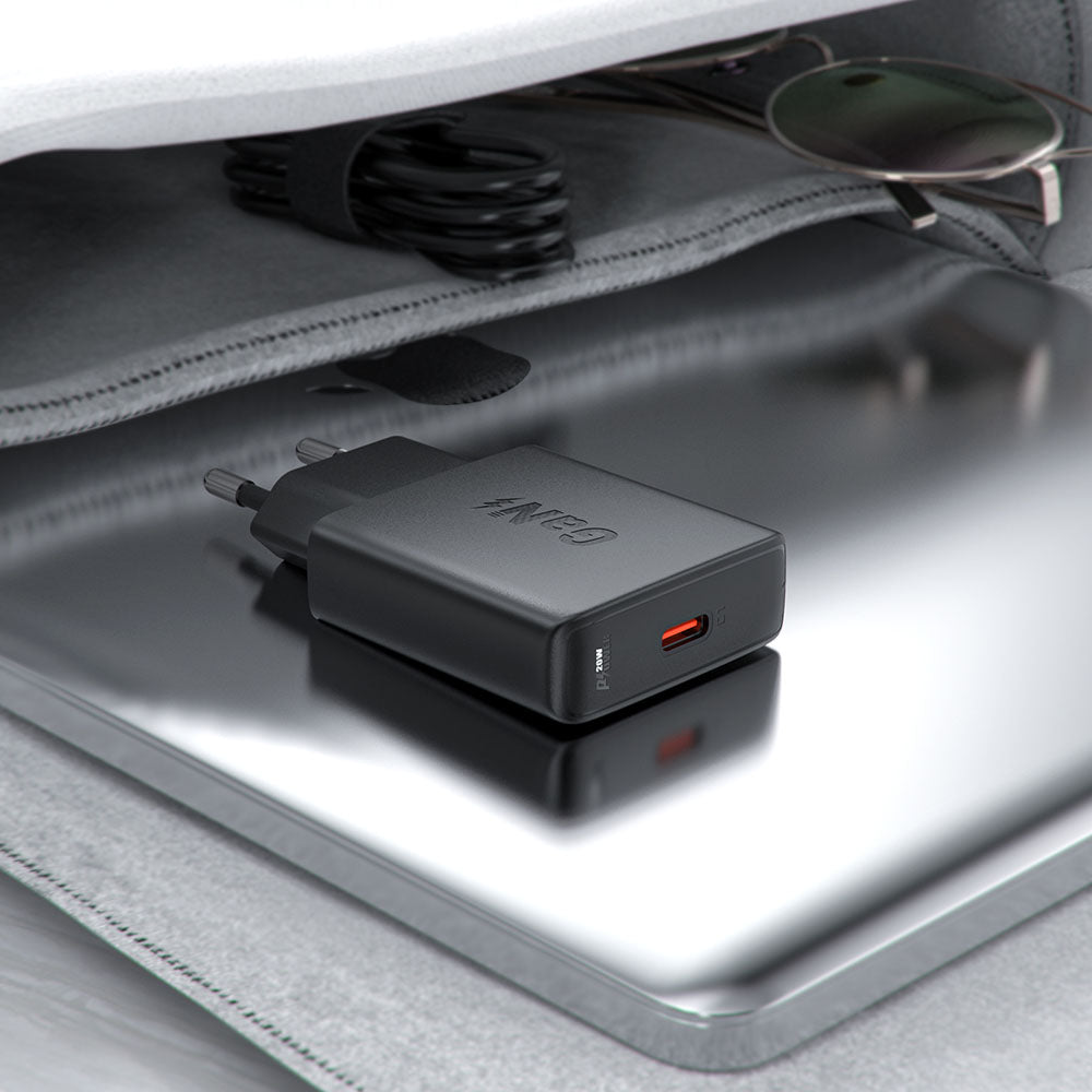 Acefast A65 Network Charger, 20W, 3A, 1 x USB-C, Black