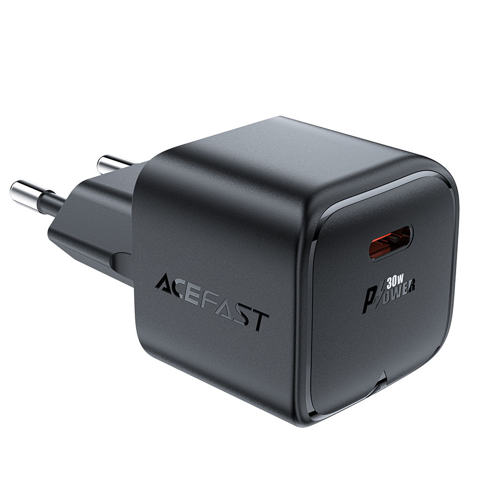 Netwerkoplader Acefast A77, 30W, 3A, 1 x USB-C, Zwart