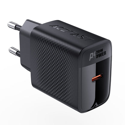 Netwerkoplader Acefast A82, 20W, 3A, 1 x USB-C, Zwart