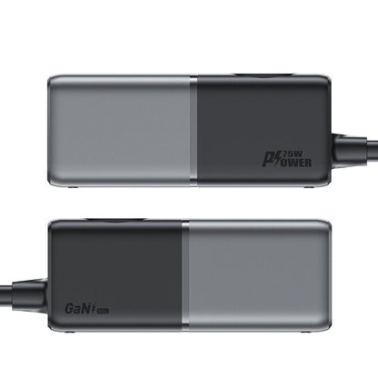 Acefast Z2 GaN Network Charger, 4000W, 5A, 1 x Schuko - 2 x USB-A - 3 x USB-C, Gray