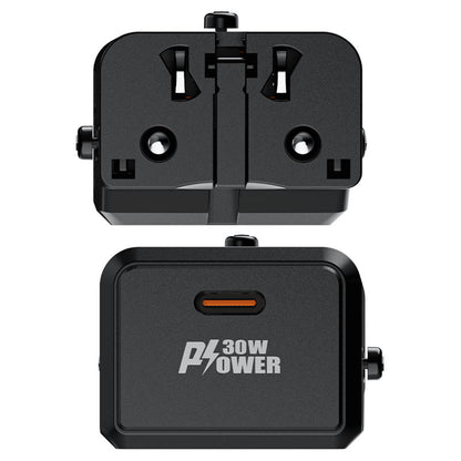 Acefast Z7 Travel Netwerkoplader, 30W, 3A, 1 x USB-C, Zwart