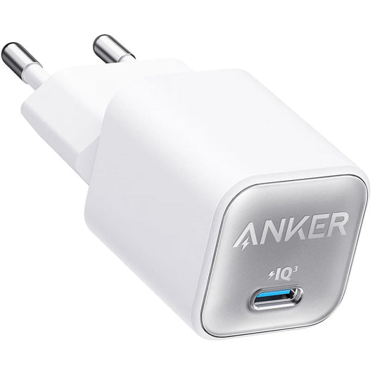 Netwerkoplader Anker 511 Nano 3, 30W, 3A, 1 x USB-C, Wit A2147G21 