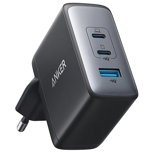 Network Charger Anker 736 Nano II, 100W, 3A, 1 x USB-A - 2 x USB-C, Black A2145G11 