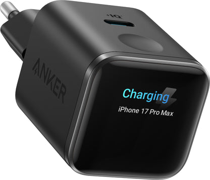 Anker Nano Display Netlader, 45W, 3A, 1 x USB-C, Zwart A121DG11