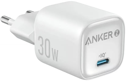 Anker Zolo Netwerkoplader, 30W, 3A, 1 x USB-C, Wit A2698G21