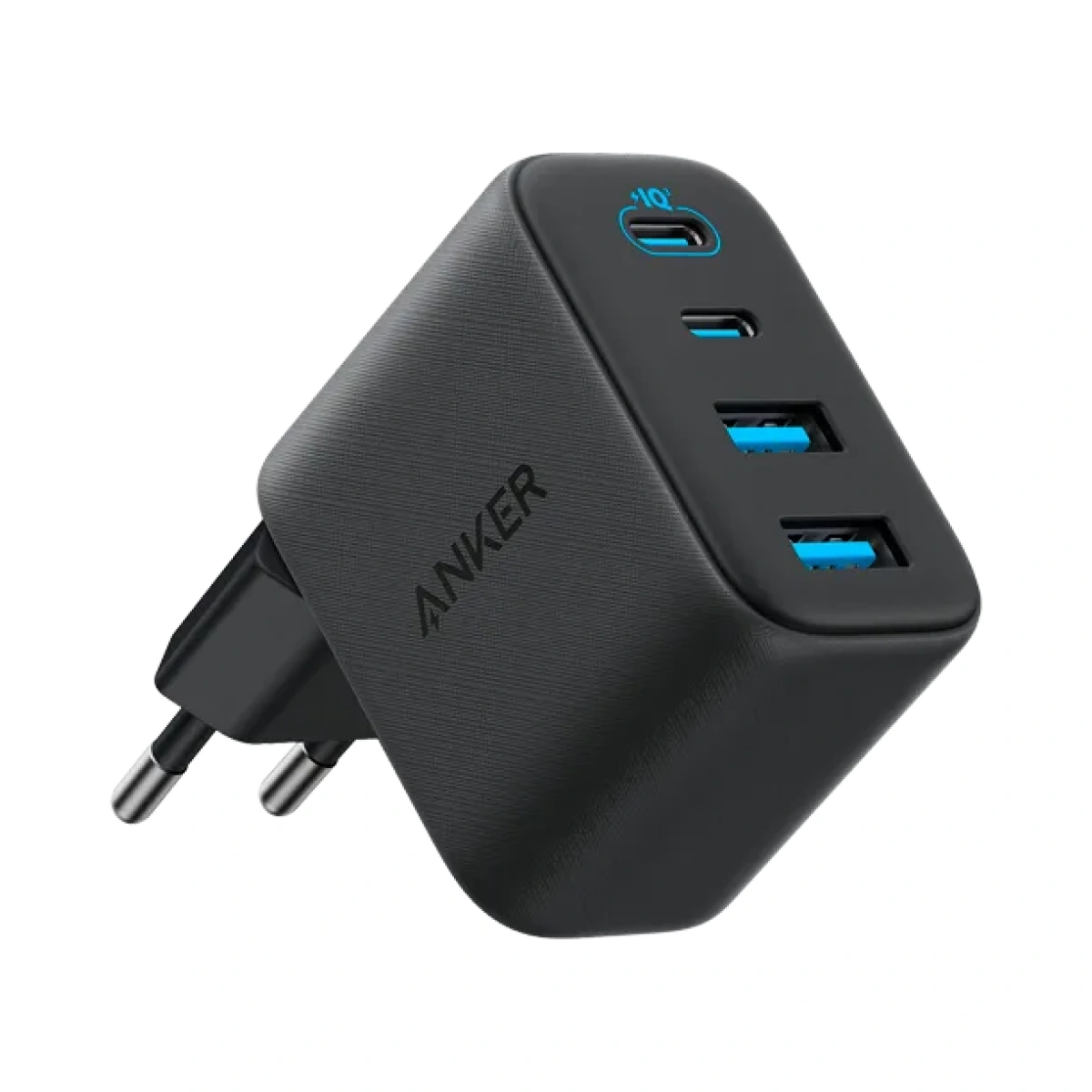 Anker Zolo Netlader, 50W, 3A, 2 x USB-A - 2 x USB-C, Zwart