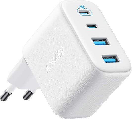 Anker Zolo Netlader, 50W, 3A, 2 x USB-A - 2 x USB-C, Wit