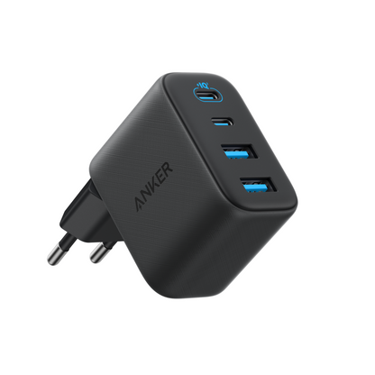 Anker Zolo Netlader, 50W, 3A, 2 x USB-A - 2 x USB-C, Zwart A121EG11