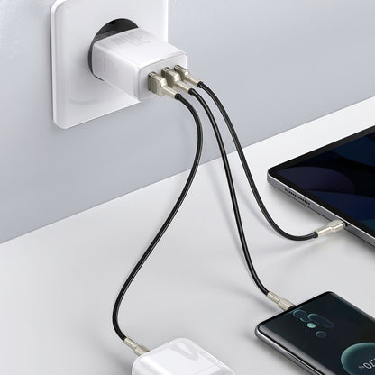 Netwerkoplader Baseus Compact, 30W, 1 x USB-C - 2 x USB-A, Wit CCXJ-E02 