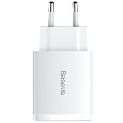 Netwerkoplader Baseus Compact, 30W, 1 x USB-C - 2 x USB-A, Wit CCXJ-E02 