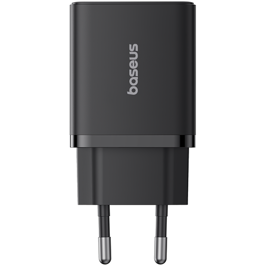Baseus Cube Netwerkoplader, 20W, 3A, 1 x USB-A - 1 x USB-C, Zwart P10111403113-00