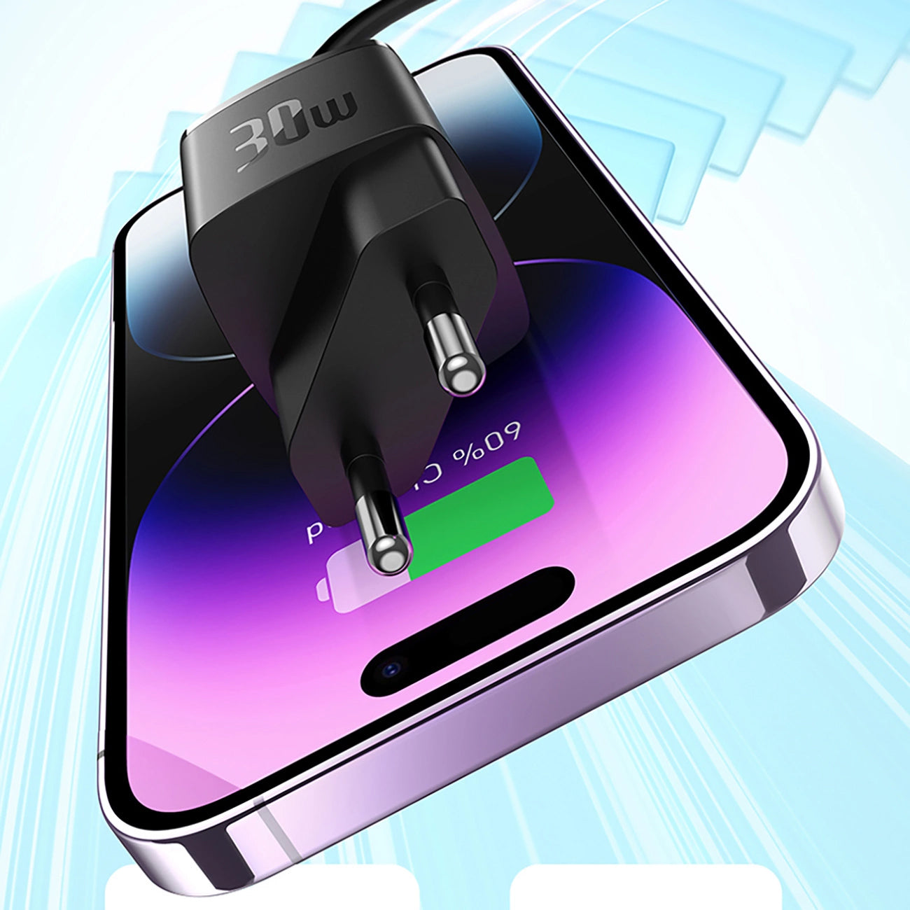 Netwerkoplader Baseus Cube Pro, 30W, 3A, 1 x USB-C, Zwart CCXF000301