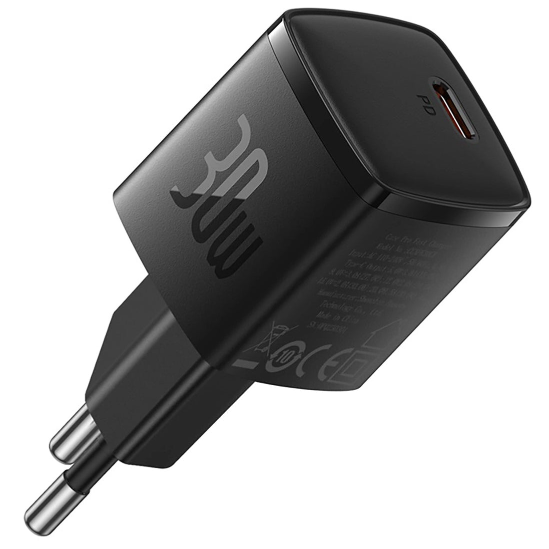 Netwerkoplader Baseus Cube Pro, 30W, 3A, 1 x USB-C, Zwart CCXF000301