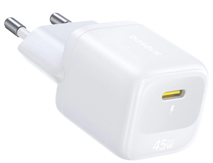 Baseus EnerFill FN22-netlader, 45 W, 3 A, 1 x USB-C, wit E0123301