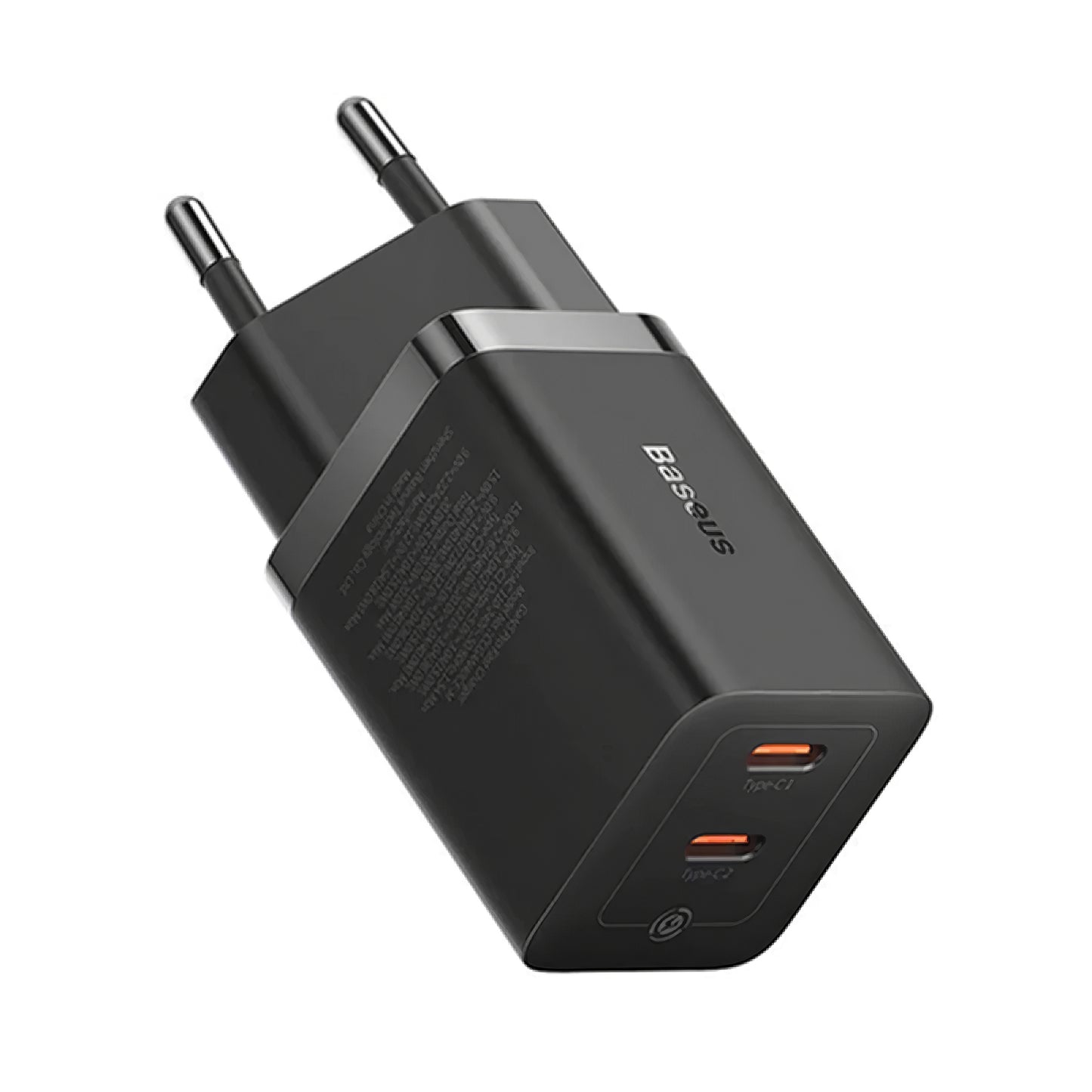 Netwerkoplader Baseus GaN5 Pro, 40W, 3A, 2 x USB-C, Zwart CCGP180101