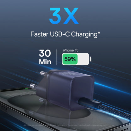 Baseus GaN5S Netwerkoplader, 30W, 3A, 1 x USB-C, Paars P10162504523-00