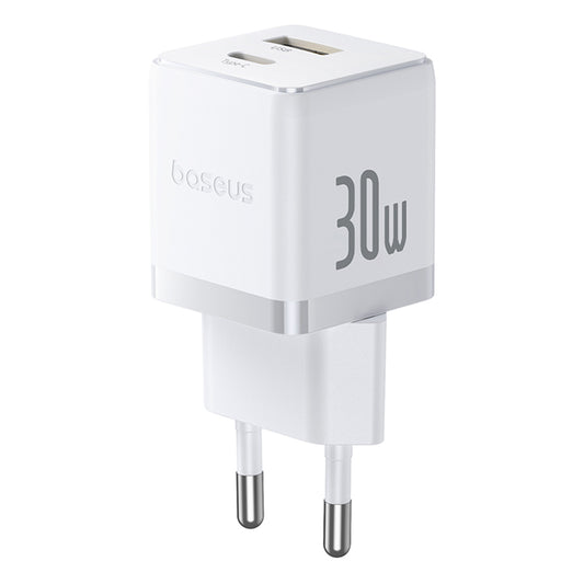 Baseus Palm Netwerkoplader, 30W, 3A, 1 x USB-A - 1 x USB-C, Wit P1011160A213-00